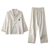 Men&#39;s Designer Ice Silk Pajama Set