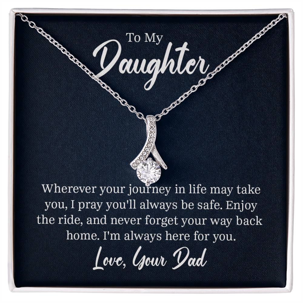 Alluring Beauty Necklace - For Daughter From Dad