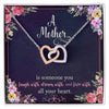 Interlocking Heart Necklaces for Mom