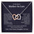 Interlocking Hearts Necklace - For Future Mother-in-Law