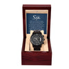 Black Chronograph Watch - For Son From Mom &amp; Dad