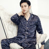 Men&#39;s Designer Ice Silk Pajama Set