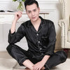 Men&#39;s Designer Ice Silk Pajama Set