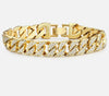 Miami Gold Curb Cuban Bracelet